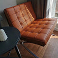 Barcelona chair barcelona chair genuine leather single sofa casual designer lazy casual chair