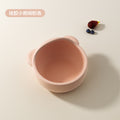 All-in-one baby food bowl with spoon - non-slip feeding bowl with suction cup - silicone bowl for baby and toddler food