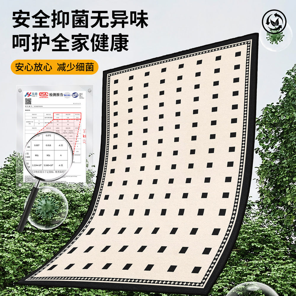 Kitchen floor mat non-slip oil-proof wipeable no-wash accessible luxury waterproof foot mat special stain-resistant thickened for home carpet mat
