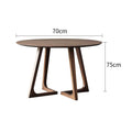 Scandinavian solid wood round table japanese style original solid wood casual modern book dining table and chair combination negotiation coffee round table b&b