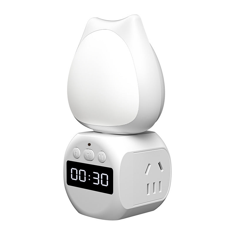 Smart voice control lamp multifunctional socket desk lamp all-in-one remote control for home bedroom bedside lamp night light