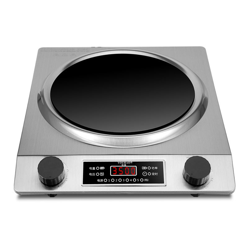 Concave induction cooker for home electric ceramic stove light wave stove high power fierce stir-fry all-in-one multi-function concave stove cross-border