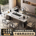 New chinoiserie luxury stone slate tea table table modern tea table and chair combination casualaccessible luxury office large board table tea making table