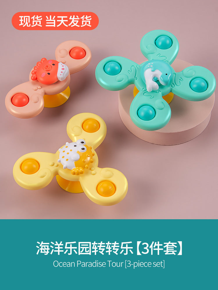 1 year old 0 a 6 months or more 8 2 baby toys dining chair suction cup rotation music baby early education puzzle grasp training