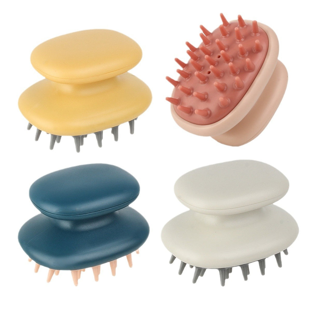 Cross-border direct supply shampoo massage brush soft silicone shampoo brush massage magic shampoo comb gripper hair tool