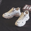 Men's shoes 2025 new winter breathable mesh casual sports shoes men's running height increasing white dad sneakers trendy shoes