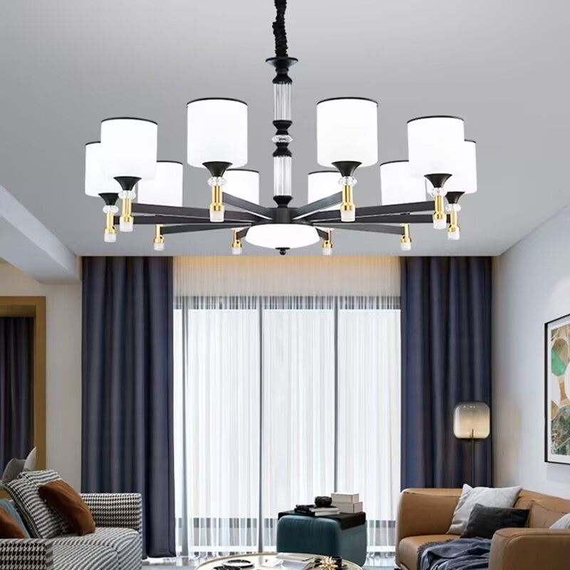New arrival living room chandelier modern casual dining room bedroom elegant luxury chinoiserie scandinavianpopular dustproof for home lighting fixtures