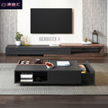 Modern home light luxury black tv cabinet small apartment new style coffee table high-end living room tv stand