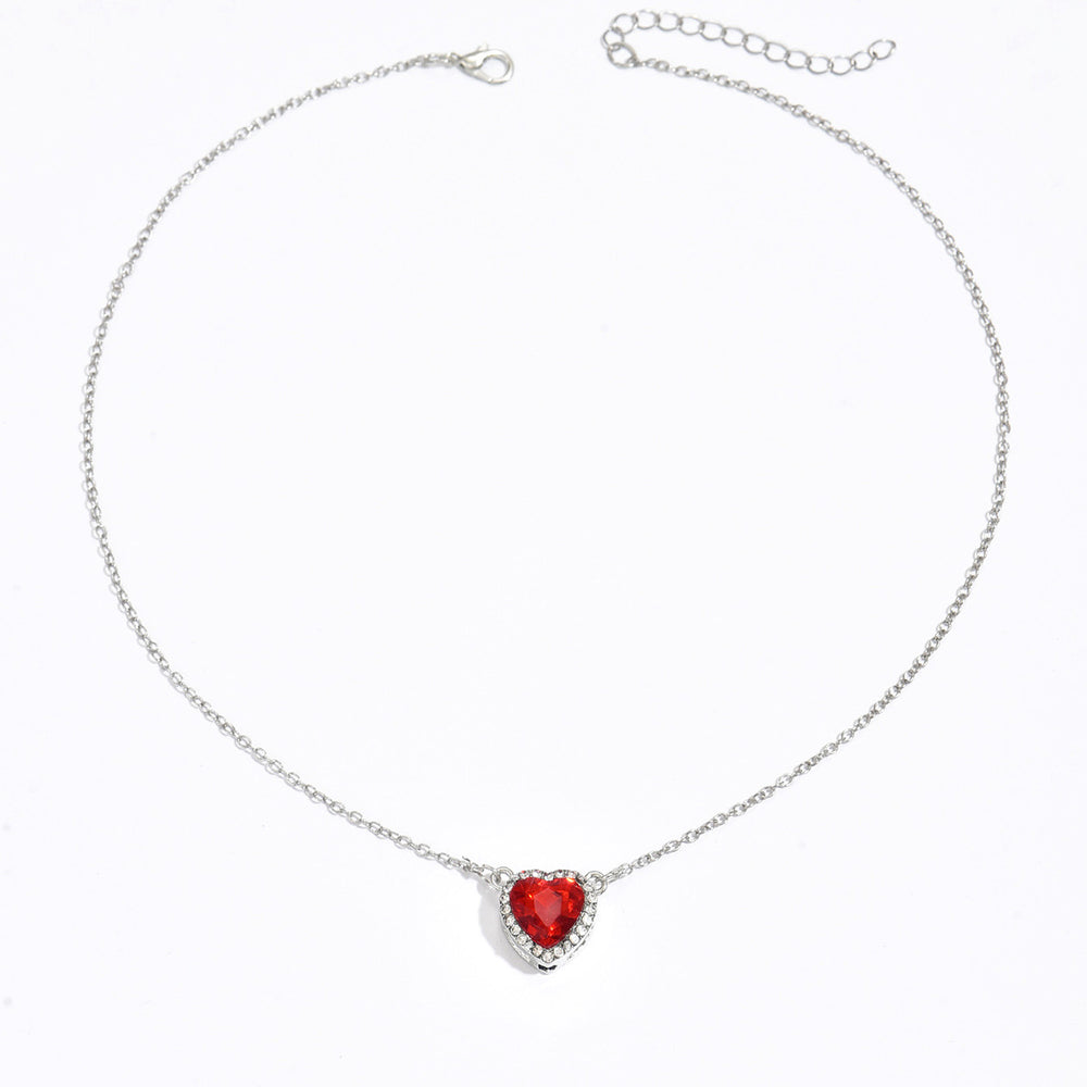 Wholesale vintage heart necklace - european & american cross-border jewelry - "one arrow through the heart" valentine's day high-end heart dagger pendant