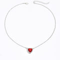 Wholesale vintage heart necklace - european & american cross-border jewelry - "one arrow through the heart" valentine's day high-end heart dagger pendant