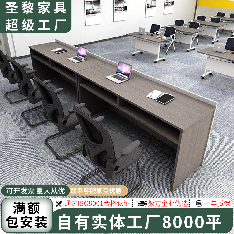 Saint-li conference room table and chair set, training table, student desk, bar table training table