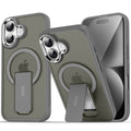 Xuanyin magnetic holder is suitable for iphone17promax mobile phone case apple 15 frosted skin hard case cross-border 16