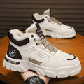 Boots men's 2025new arrivalwinterworkwear shoes men's shoes fleece-linedthickened cotton boots snow boots men's cotton shoes
