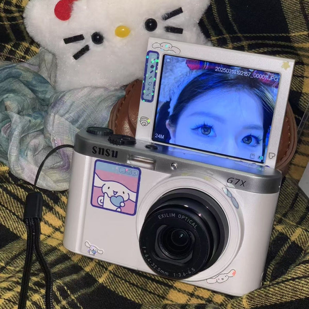 G7 student party slr ccd camera digital high definition travel portable mirrorless camera birthday gift for girls and men