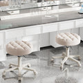 Professional salon stool - adjustable height, swivel, and rolling - ideal for hairdressers, estheticians, and nail technicians
