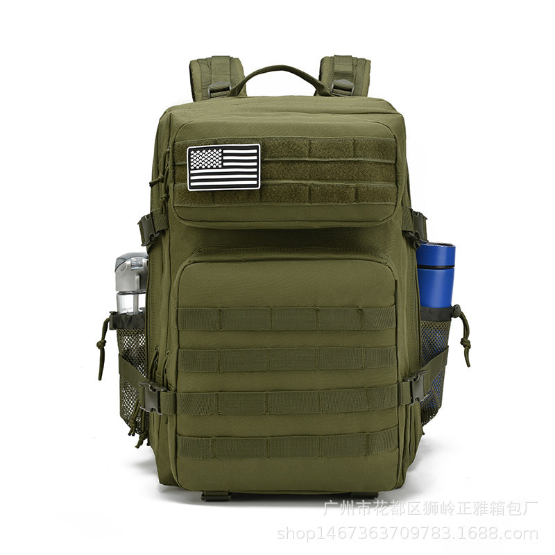 New outdoor tactical waterproof backpack, hiking and camping large-capacity MOLLE expansion outdoor backpack