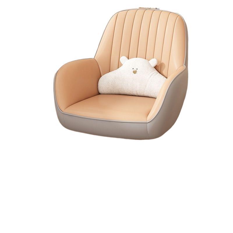 Computer chair for homeplaid long sitting backrest waist office chair solid wood makeup dormitory student study desk stool