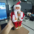 Santa claus climbing beads toy climbing rope old man music electric doll christmas gift decoration gift cross-border