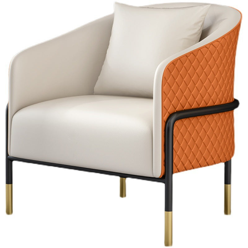 Nordic office business table and chair combination sales department reception single sofa chair hotel negotiation one table and two chairs