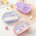 Divided 304 stainless steel insulated lunch box for elementary school students, suitable for office workers, microwaveable single-layer meal container