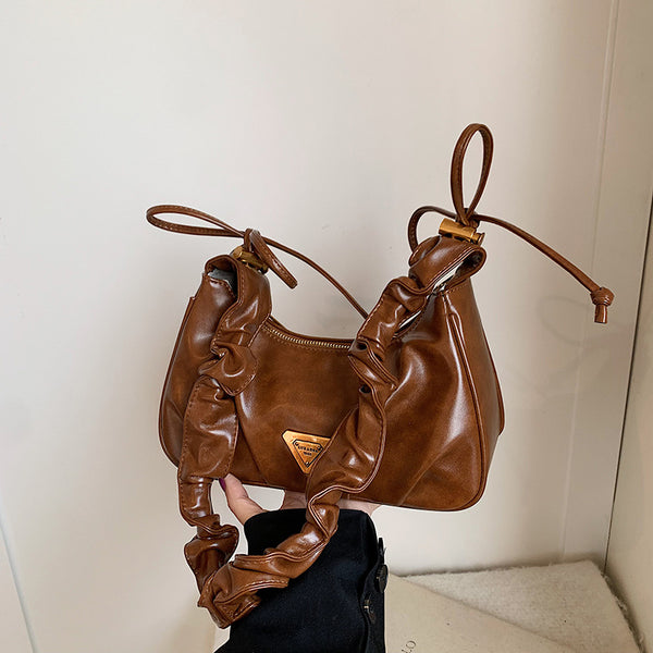 Premium Textured Maillard Handbag Handbag Women's Winter 2025 Fashion Shoulder Crossbody Bag