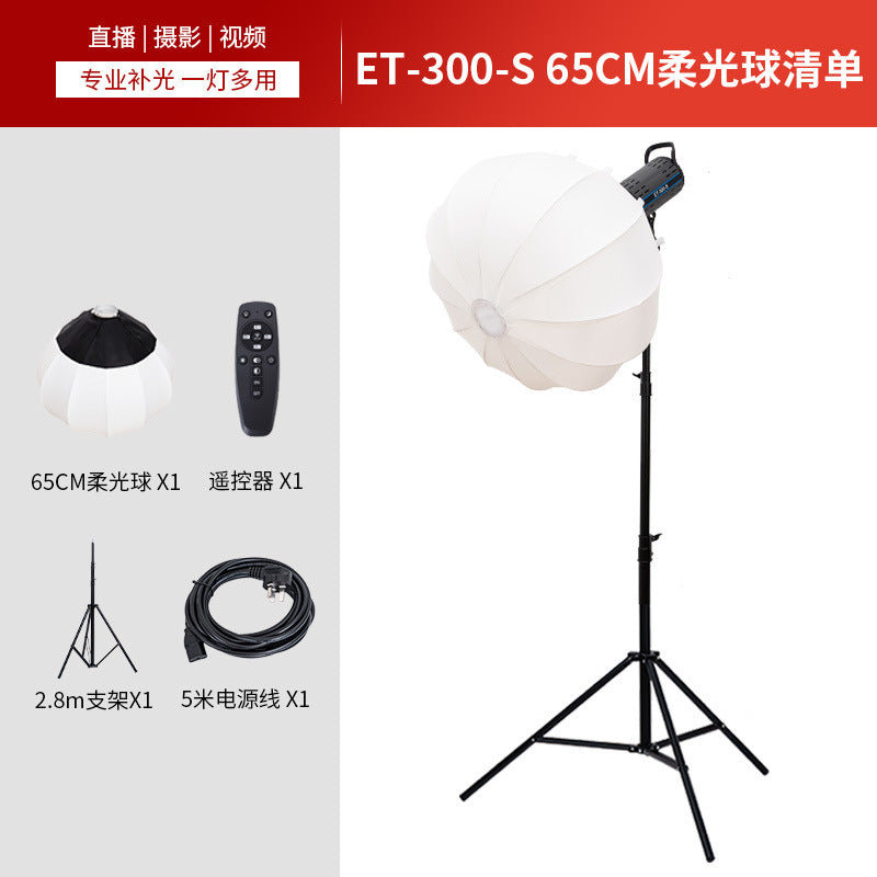 Cross-border 300W filling light photography professional live broadcast light live broadcast special light studio photo lighting light deep throwing top light