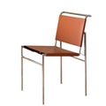 Accessible luxury saddle chair living room balcony medieval style saddle leather dining chair reception chair cafe milk tea shop negotiation chair
