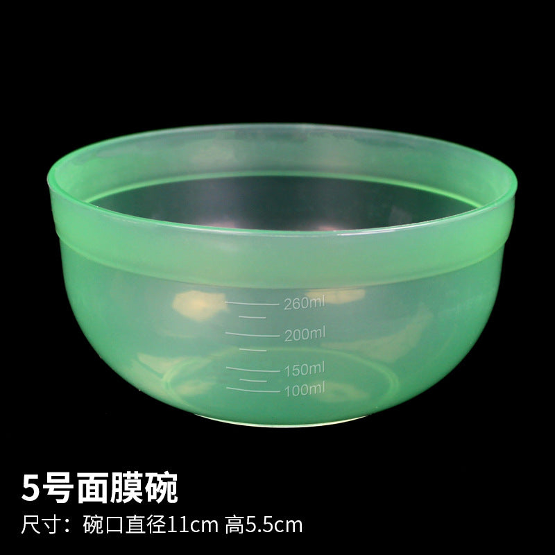 Beauty salon no. 5 mask bowl - 11.2cm diameter, graduated 5# beauty bowl, diy mask mixing bowl, plastic bowl, mask application tool