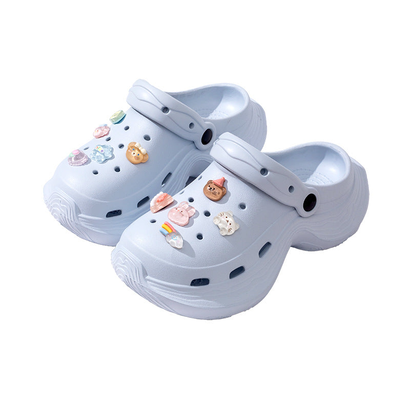 Women's clogs - 2025 summer new fashion, anti-slip, breathable, soft sole, odor-resistant, thick sole, height increasing sandals for outdoor wear