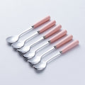 Pink spoon (one)