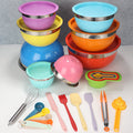 thickened stainless steel salad basin non-slip silicone bottom mixing egg bowl salad cooking basin baking egg bowl