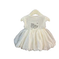 Summer baby girl sleeveless romper, infant princess dress, bodysuit dress, suitable for newborns, full moon celebrations, 100-day celebrations, first birthday dresses, romper
