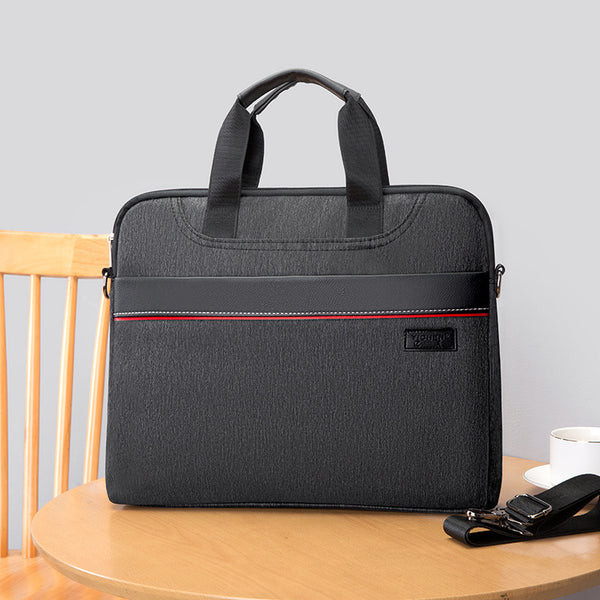 Yiyunchen Men's Briefcase Customized Logo Business Document Bag Women's Commuter Handbag Briefcase Document Bag