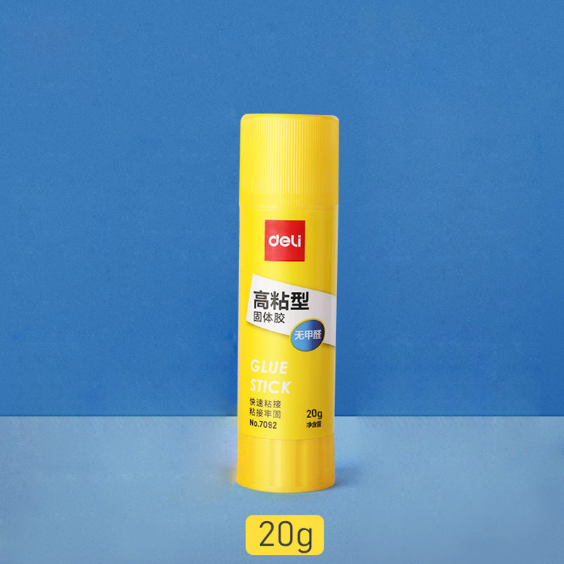 Deli stationery solid glue has good stickiness PVP8g15g20g 36g white solid glue student handmade glue stick