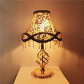 European-style bedroom decor: cozy retro table lamp for wedding rooms - creative, modern, unique, romantic night light with adjustable brightness for nursing