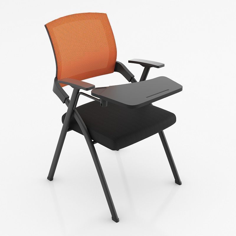 Training folding chair backrest with table board conference room training table and chair all-in-one stool foldable office chair training chair