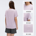 【customization available】loose fit women's short-sleeve yoga & activewear t-shirt - factory direct, supports custom oem/odm