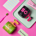 Kids' toothbrush and mouthwash cup - cute, trendy, and creative design for babies, students, and couples