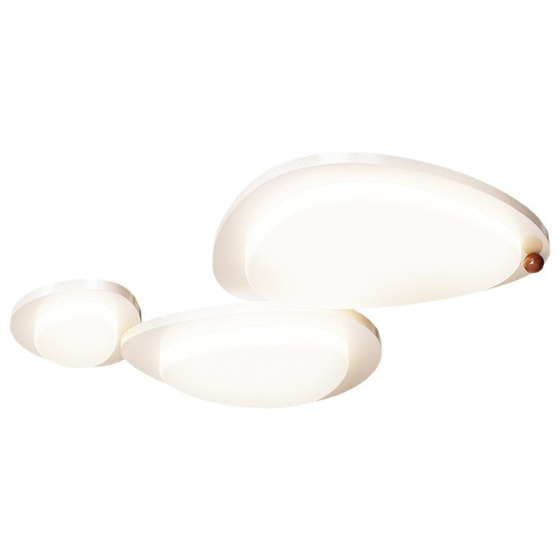 Cream wind bedroom study light eye protection intelligent high light transmission warm master bedroom ceiling light Zhongshan lighting combination package