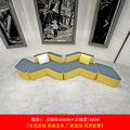 Sectional sofa minimalist creative irregular stool kindergarten office mall rest area negotiation reception table and chair sofa