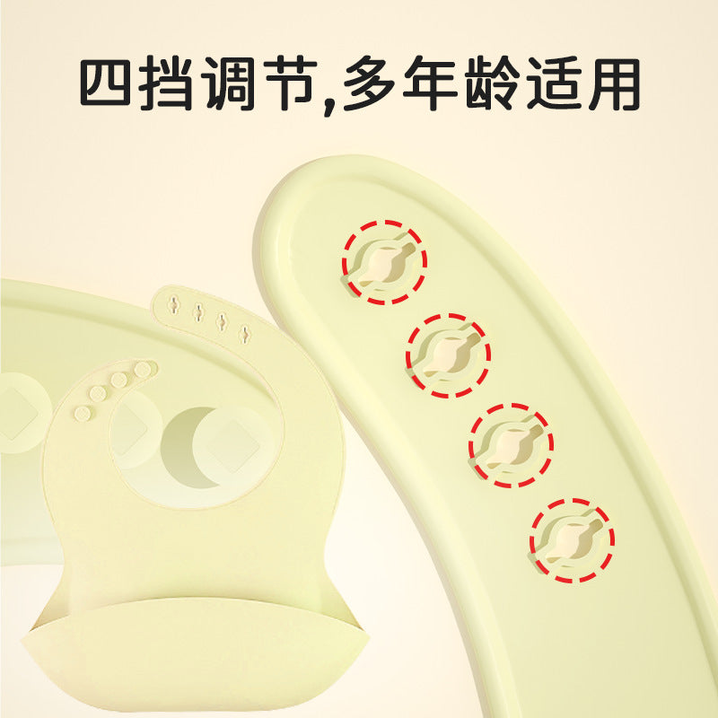 Cross-border food grade children's silicone plate set, silicone bowl, fork and spoon, baby complementary food bowl, feeding tableware six-piece set