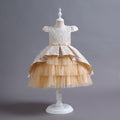 New arrival: girls' printed princess dress - elegant and stylish for birthday parties and special occasions