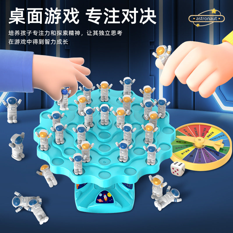 【half price clearance】balancing astronaut kids' tabletop game - stacking toy, educational puzzle, battle game, parent-child interactive toy