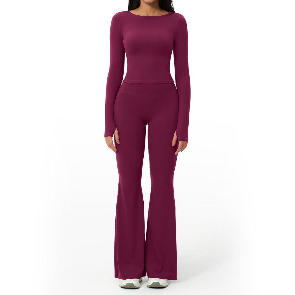 quick-drying yoga clothes suit breathable elastic casual yoga suit seamless running fitness clothes for women 2551