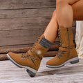 women's plus size snow boots - new winter collection, shearling lined, thickened warm cotton shoes, high-top snow boots