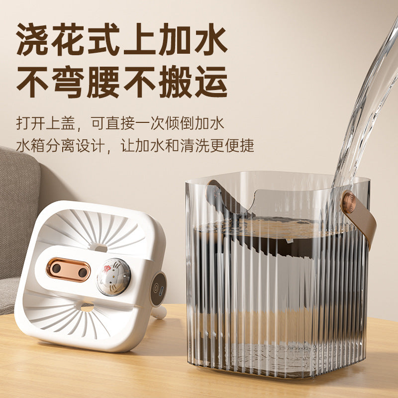 New dual-nozzle humidifier: quiet, portable, large capacity air humidifier with usb sprayer and lid – perfect for the bedroom