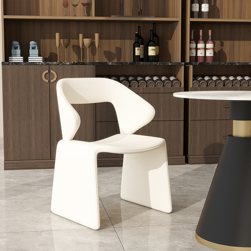Milo sales office reception desk set - table and four chairs for consultations, modern style for photography studios, business hotels, and dining