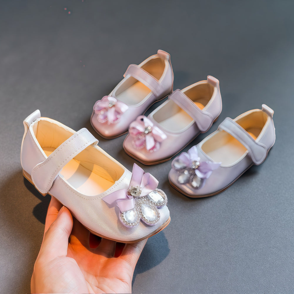 Girls' leather shoes - spring  new collection: princess shoes for baby girls, soft-soled children's shoes, spring/autumn single shoes, pink
