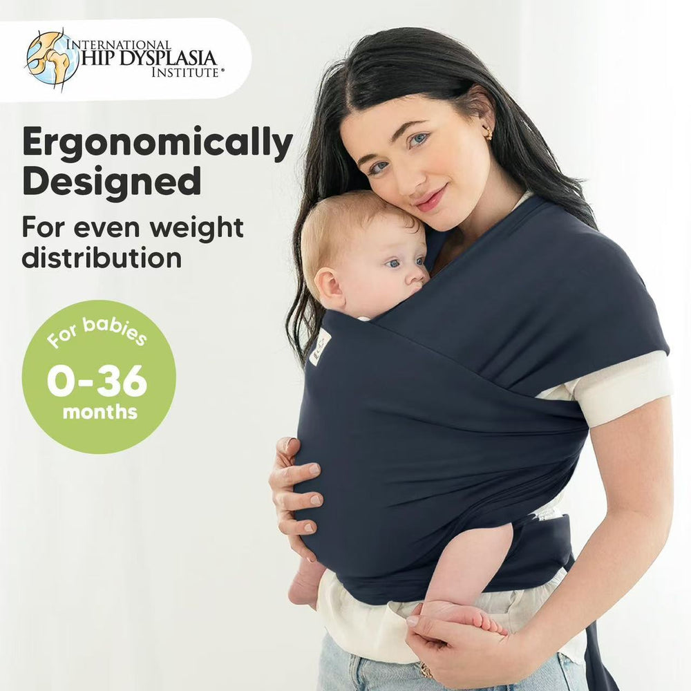 Baby wrap carrier one piece breathable baby lightweight hands-free knitting carrier portable