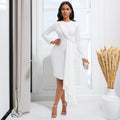 D401 independent station   autumn long sleeve celebrityelegantelegantol pencil skirt plus size african dress